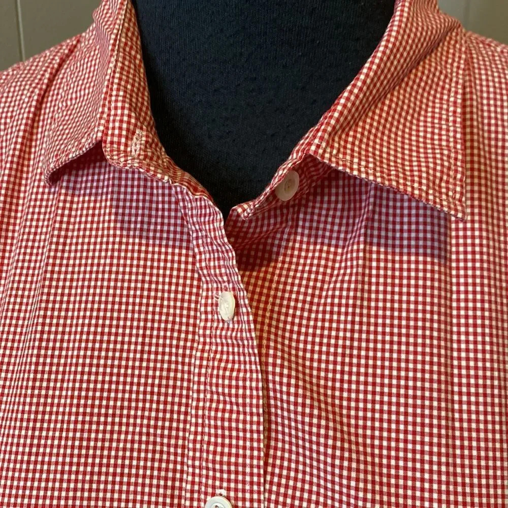 J Crew Stretch Perfect Small Button Down Shirt Lo… - image 2